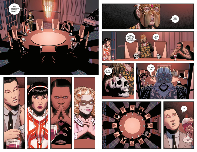 The gods of the early 20th Century, as they appeared in the main WicDiv series.